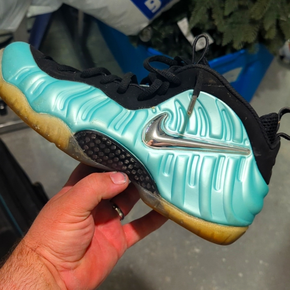 Air Nike Foamposite Pro Island Green(No Og Box)